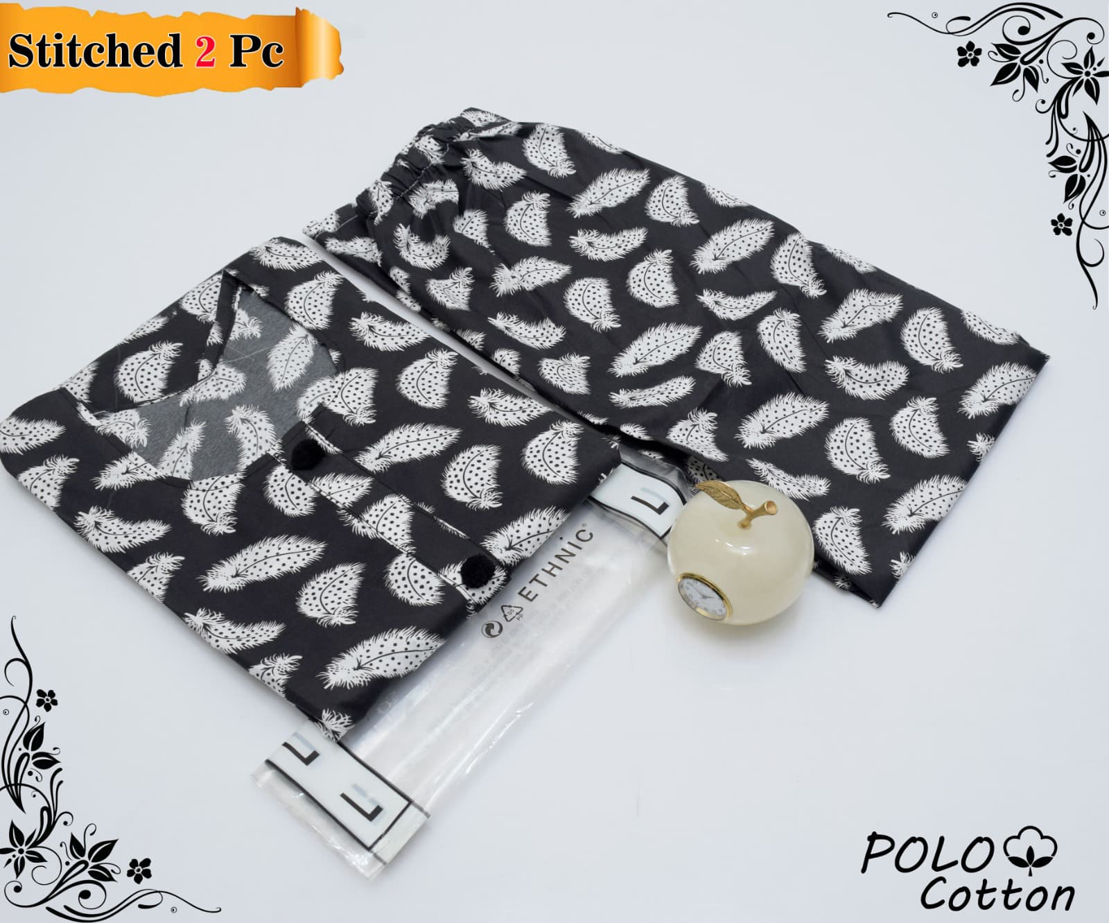 DIAMOND COTTON STITCHED  2PC