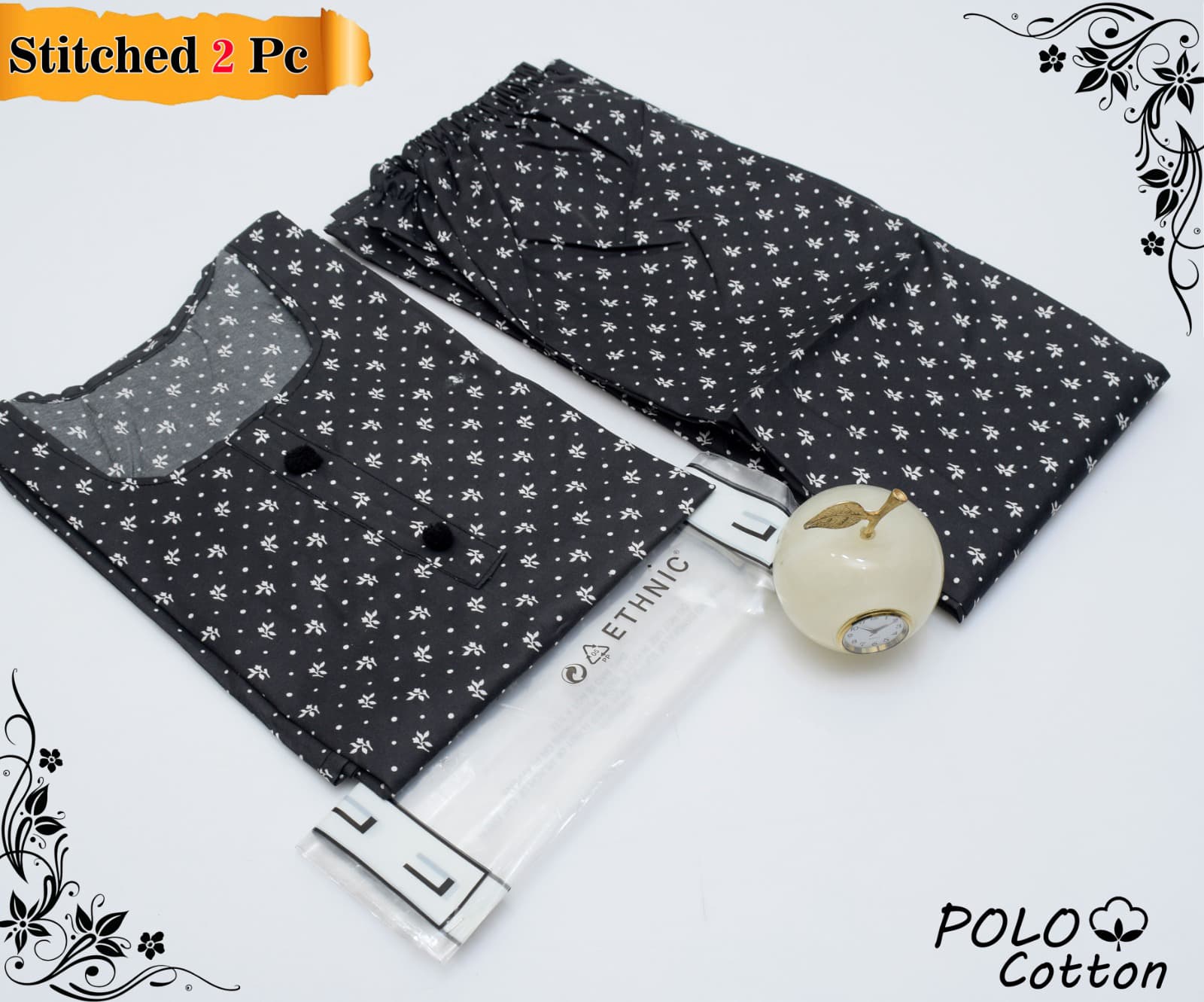 DIAMOND COTTON STITCHED 2PC