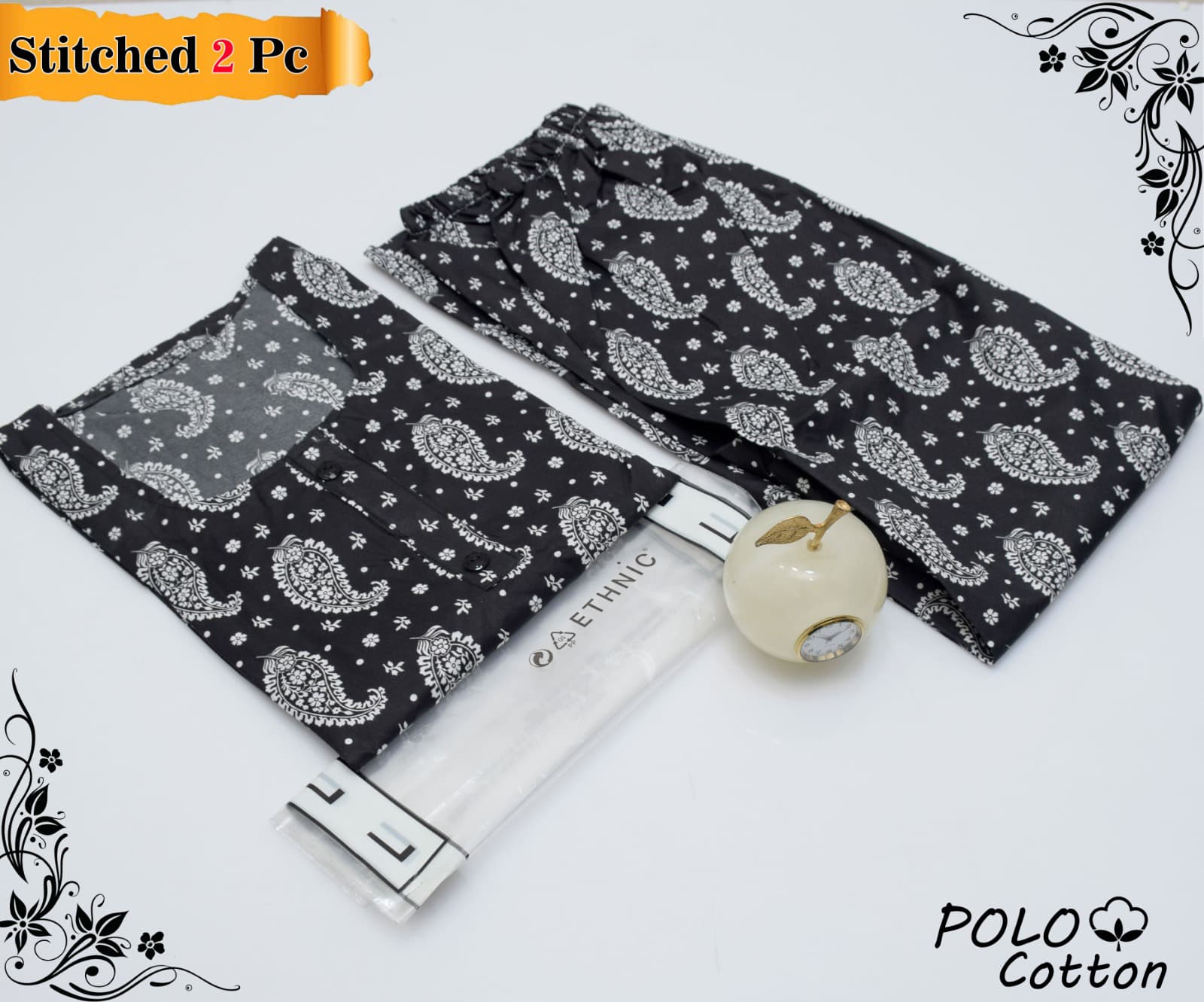 DIAMOND COTTON STITCHED  2PC